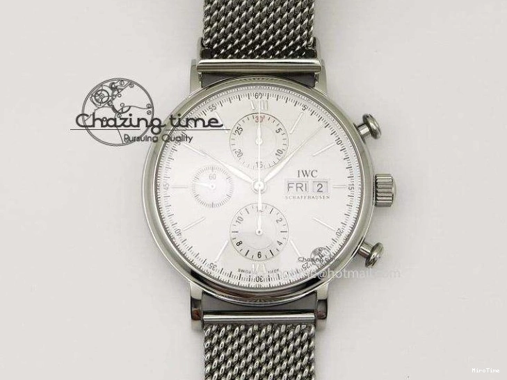 MIROTIME 0813 Mark XVIII IW327002 SS Mk Maker Best Edition White Dial On SS Bracelet A Premium 7300
